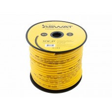 SWAT SCW-4Y - Силовой кабель 4 Ga (20 мм2) желтый