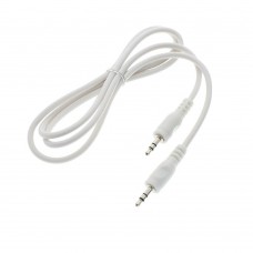 Kicx AUX35JJ-1-SS-WH - Кабель JACK-JACK (AUX) 3,5mm (1 метр)