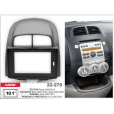 CARAV 22-270 - SUBARU Justy 2007-2011 / TOYOTA Passo 2004-2010 / DAIHATSU Boon 2004-2010; Sirion 2005-2007 (10.1")