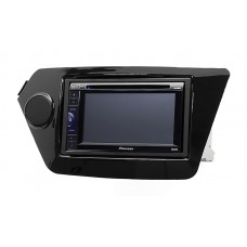 CARAV 11-412 - Kia Rio 2011+ (черная / рояльный лак) 2din