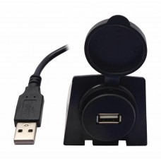 KSIZE RP-USBUNc - USB кабель для выноса разъема в салон (0,5м, 1*USB2.0) с подставкой
