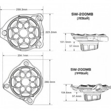 Акустика для Mercedes AMP SW-200MB