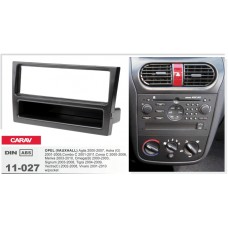 CARAV 11-027 - Opel Agila, Astra, Combo, Corsa (c карманом / Black) 1-DIN