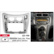 CARAV 22-100 - TOYOTA Yaris,Vitz, Platz 2005-10 (серебро) (9")