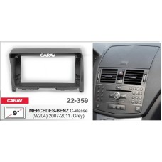 CARAV 22-359 - MERCEDES-BENZ C-klasse (W204) 2007-2011 (серый) (9")