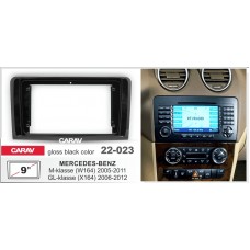 CARAV 22-023 - MERCEDES-BENZ M-klasse (W164) 2005-11; GL-klasse (X164) 2006-12 (глянцевый черный) (9")