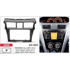 CARAV 22-402 - TOYOTA Yaris Sedan 2006-2012 (черный) (9")