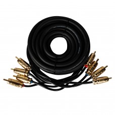 Kicx Headshot RCA-44-5-SS (4RCA-4RCA) кабель 5м