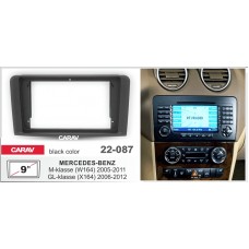 CARAV 22-087 - MERCEDES-BENZ M-klasse (W164) 2005-11; GL-klasse (X164) 2006-12 (черный) (9")