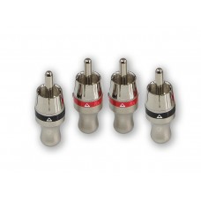 Aura RCA-P410 - RCA коннектор, 4 мм вход, (4 шт)