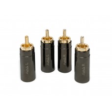 Aura RCA-P618 - RCA коннектор, 6мм. вход, 4 шт.
