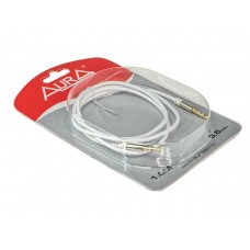 Aura RCA-J12S - Кабель миниджек 3,5mm (1 метр) серебристый