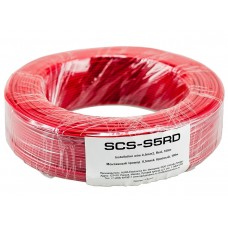 Aura SCS-S5RD - (1x0,5 мм2) монтажный кабель (красный) 100метров