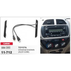 CARAV 11-712 - TOYOTA универсальные боковые вставки со встроенным USB + AUX