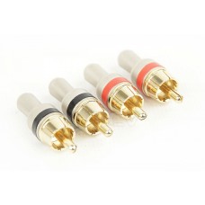 ACV RCA-N400 - RCA коннектор, 4 мм вход, (4 шт)