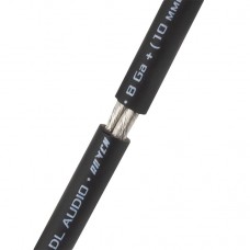 DL Audio Power Cable 8 Ga Black - Силовой кабель 8 Ga + (10 мм2)