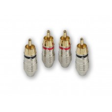 Aura RCA-P612 - RCA коннектор, 6мм. вход, 4 шт.